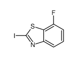 7-fluoro-2-iodo-1,3-benzothiazole结构式