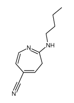 2-(butylamino)-3H-azepine-5-carbonitrile结构式