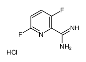 3,6-difluoropyridine-2-carboximidamide,hydrochloride Structure