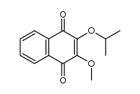 2-methoxy-3-isopropoxy-1,4-naphthoquinone结构式