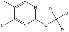 4-Chloro-5-methyl-2-(methoxy-d3)-pyrimidine structure