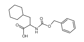 N-(Benzyloxycarbonyl)-2(S)-amino-3-cyclohexylpropionic acid Structure