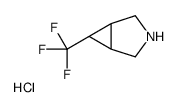 (1R,5S)-6-(trifluoromethyl)-3-azabicyclo[3.1.0]hexane,hydrochloride结构式