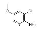 3-chloro-5-methoxypyridin-2-amine结构式