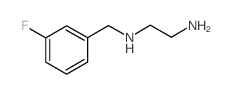 N'-[(3-fluorophenyl)methyl]ethane-1,2-diamine Structure