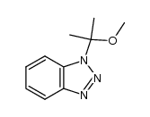 2-(benzotriazol-1-yl)-2-methoxypropane Structure