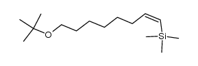 8-t-butyloxy (Z)-1-octenyl trimethylsilane Structure