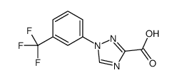 1-(3-(TRIFLUOROMETHYL)PHENYL)-1H-1,2,4-TRIAZOLE-3-CARBOXYLIC ACID Structure