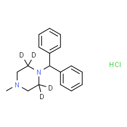 Cyclizine-d4 Hydrochloride Structure
