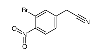 3-Brom-4-nitro-benzylcyanid Structure