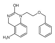 5-amino-1-(2-phenylmethoxyethyl)-3,4-dihydroquinazolin-2-one Structure