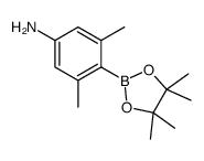 3,5-dimethyl-4-(4,4,5,5-tetramethyl-1,3,2-dioxaborolan-2-yl)aniline structure