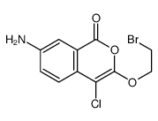 7-amino-3-(2-bromoethoxy)-4-chloroisocoumarin picture