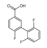 3-(2,6-difluorophenyl)-4-fluorobenzoic acid结构式