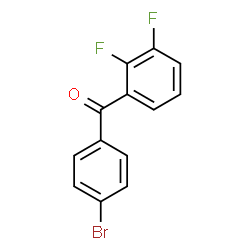 (4-Bromophenyl)-(2,3-difluorophenyl)methanone Structure