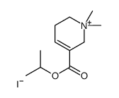 propan-2-yl 1,1-dimethyl-3,6-dihydro-2H-pyridin-1-ium-5-carboxylate,iodide Structure