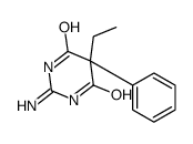 2-amino-5-ethyl-5-phenyl-1H-pyrimidine-4,6-dione Structure