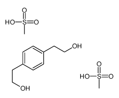 2-[4-(2-hydroxyethyl)phenyl]ethanol,methanesulfonic acid Structure