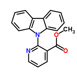 Methyl 2-(9H-carbazol-9-yl)nicotinate Structure