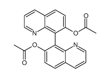 7,7'-diacetoxy-8,8'-biquinolyl结构式