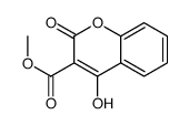 methyl 4-hydroxy-2-oxochromene-3-carboxylate结构式