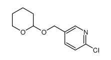 2-chloro-5-(oxan-2-yloxymethyl)pyridine Structure