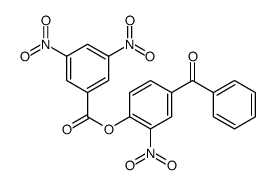 (4-benzoyl-2-nitrophenyl) 3,5-dinitrobenzoate Structure