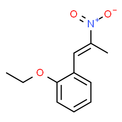 Benzene, 1-ethoxy-2-(2-nitro-1-propenyl)-, (E)- (9CI) Structure