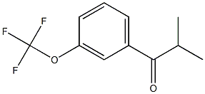 2-METHYL-1-(3-TRIFLUOROMETHOXY-PHENYL)-PROPAN-1-ONE Structure