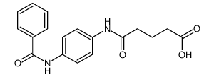 PENTANOIC ACID, 5-[[4-(BENZOYLAMINO)PHENYL]AMINO]-5-OXO-结构式