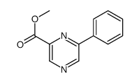 6-苯基吡嗪-2-羧酸甲酯结构式