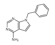 7H-Pyrrolo[2,3-d]pyrimidin-4-amine,7-(phenylmethyl)- structure