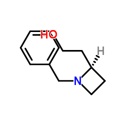 2-[(2R)-1-Benzyl-2-azetidinyl]ethanol Structure