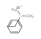 Sulfonium, dimethyl(phenylmethyl)-, bromide Structure