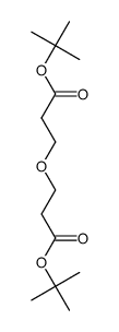 3-(2-tert-butoxycarbonylethoxy)propionic acid tert-butyl ester结构式
