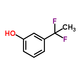 3-(1,1-Difluoroethyl)phenol Structure