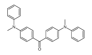 bis[4-(N-methylanilino)phenyl]methanone Structure