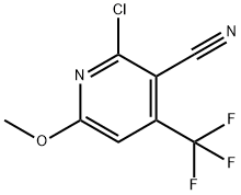 2-chloro-6-methoxy-4-(trifluoromethyl)nicotinonitrile picture