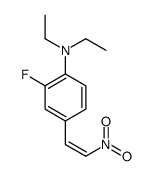 N,N-diethyl-2-fluoro-4-(2-nitroethenyl)aniline Structure