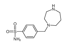 4-(1,4-diazepan-1-ylmethyl)benzenesulfonamide Structure