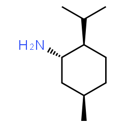 Cyclohexanamine, 5-methyl-2-(1-methylethyl)-, [1S-(1alpha,2ba,5ba)]- (9CI) structure