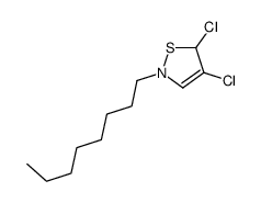 4,5-dichloro-2-octyl-5H-1,2-thiazole Structure