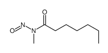 N-methyl-N-nitrosoheptanamide Structure