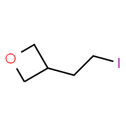 3-(2-碘乙基)氧杂环丁烷结构式