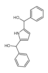 2,5-bis(1-phenyl-1-hydroxymethyl)thiophenepyrrole结构式