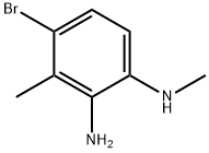 4-bromo-N1,3-dimethylbenzene-1,2-diamine Structure