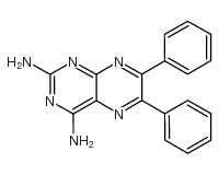 2,4-Pteridinediamine,6,7-diphenyl-结构式