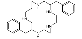 3,11-dibenzyl-1,4,7,10,13-pentazacyclohexadecane结构式
