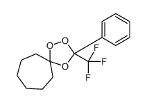 3-phenyl-3-(trifluoromethyl)-1,2,4-trioxaspiro[4.6]undecane结构式