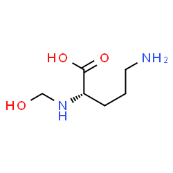 L-Ornithine, N2-(hydroxymethyl)- (9CI) Structure